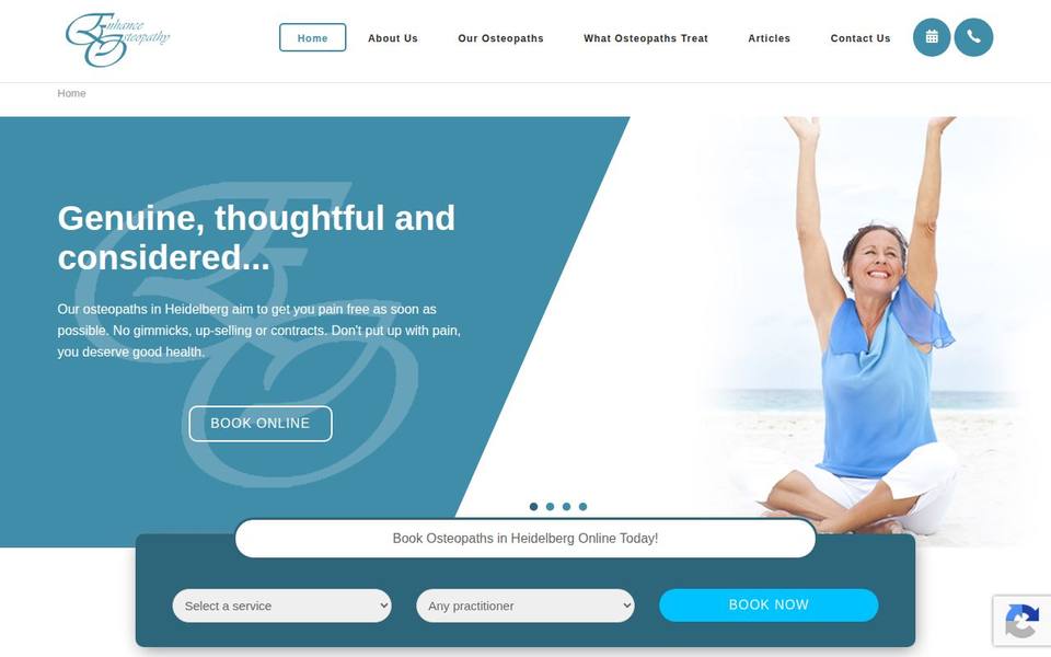 Kinesiotherapy Centre website