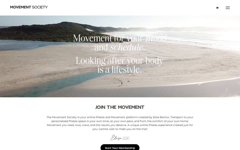 The Movement Society website