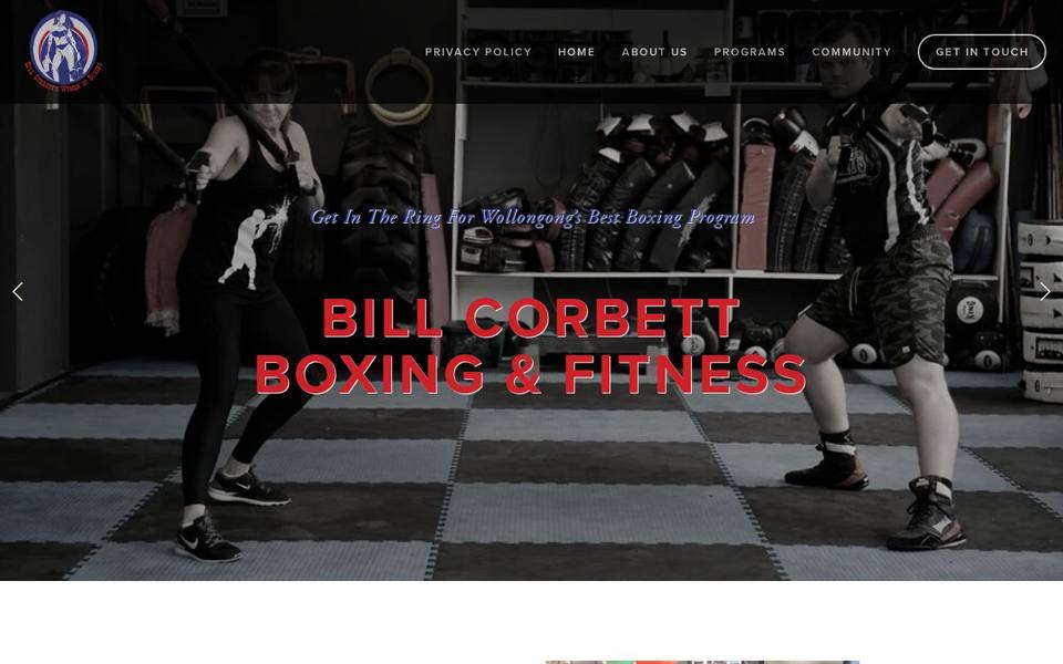 Bill Corbett's Boxing and Fitness website