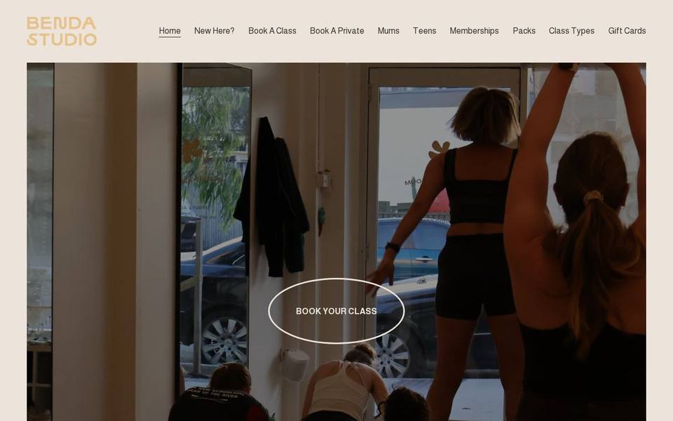 Benda Studio website