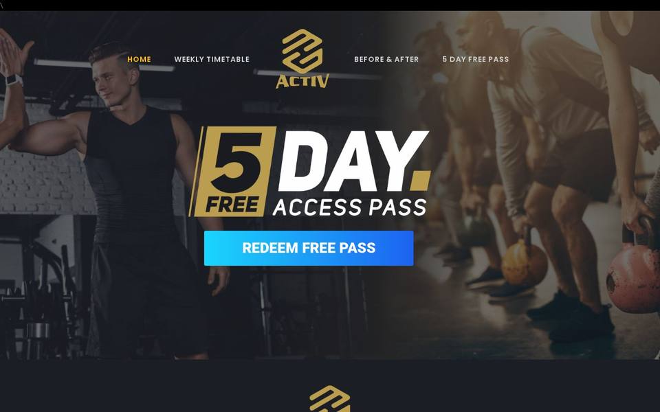 MG Activ website