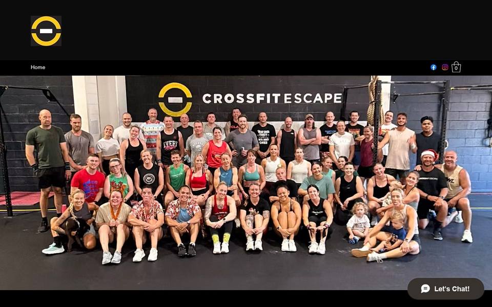 CrossFit Escape website