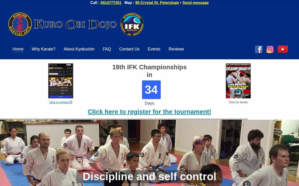 Kuro Obi Martial Arts website