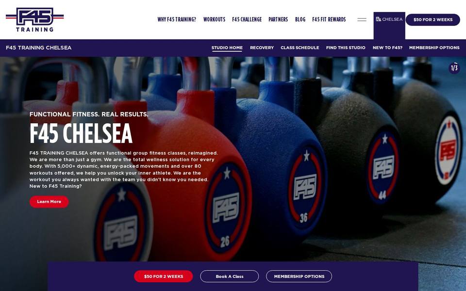 F45 Chelsea website