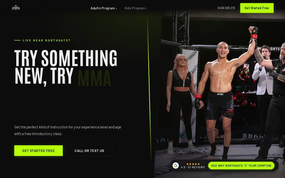Team Compton Training Centre website