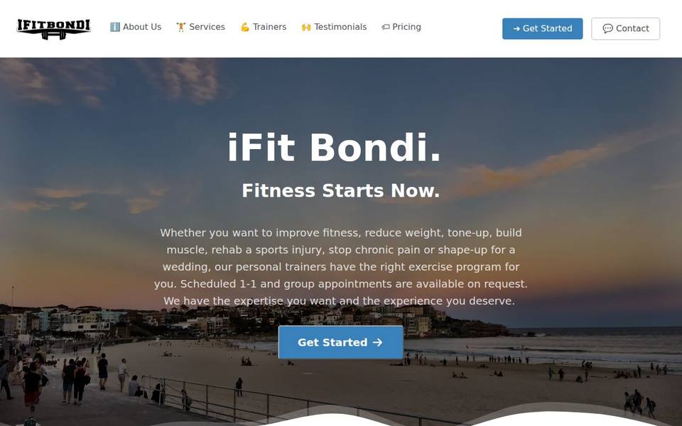 iFit Bondi website