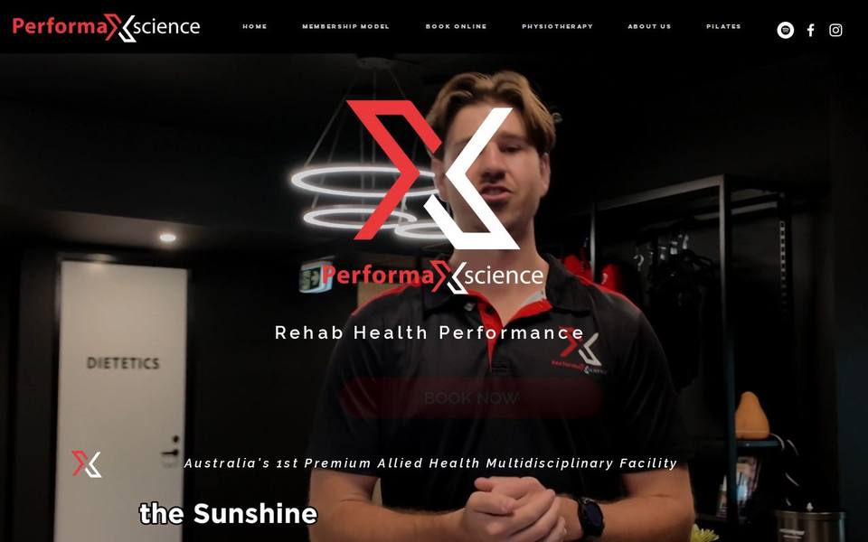 Performax Science website