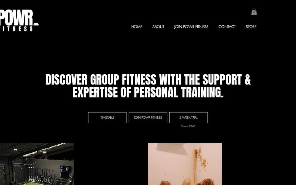 POWR Fitness website
