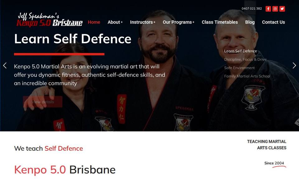Jeff Speakman Kenpo 5.0 website