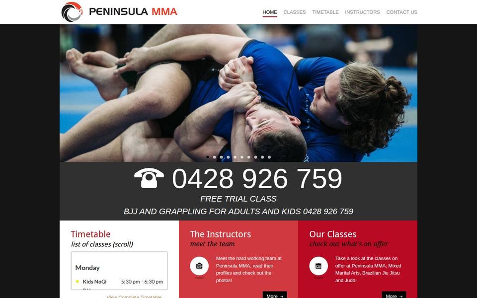Peninsula MMA website