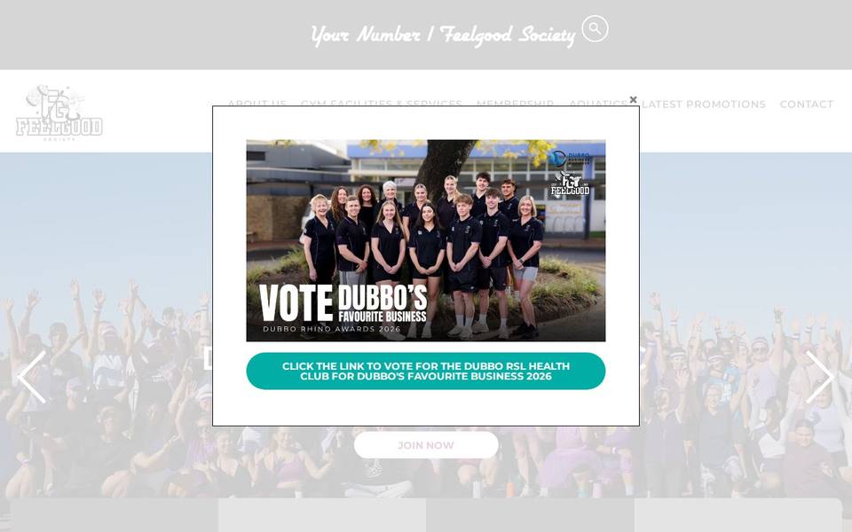 Dubbo RSL Aquatic & Health Club website