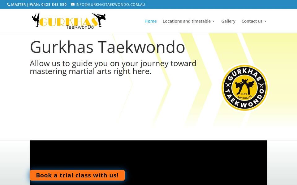 Gurkhas Taekwondo Granville website