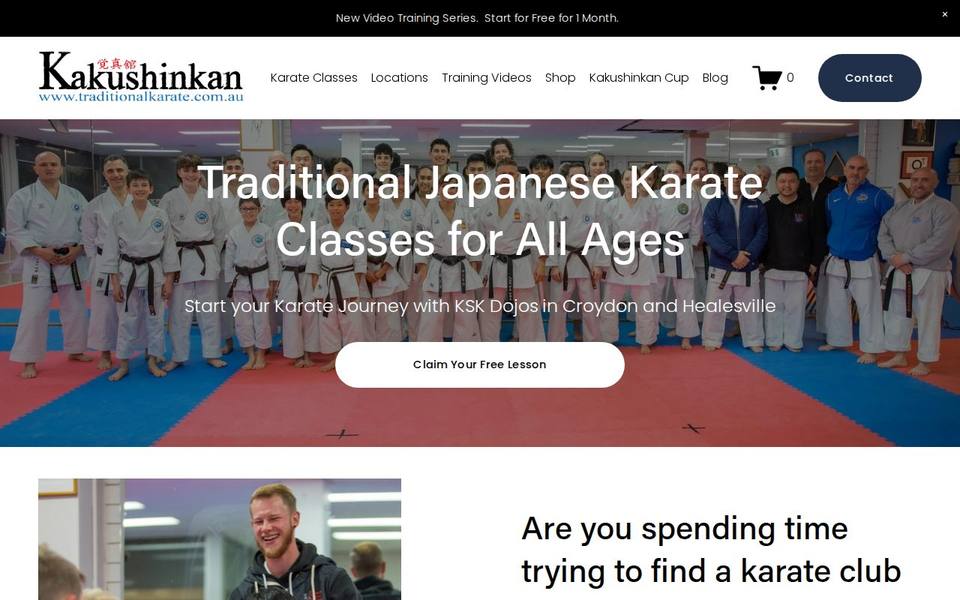 Ksk Dojos - Kakushinkan website
