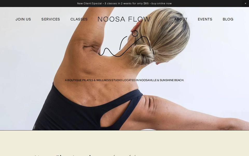 Noosa Flow website