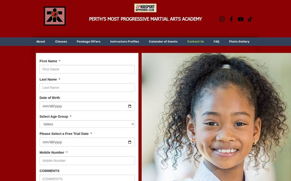 ATI Martial Arts website