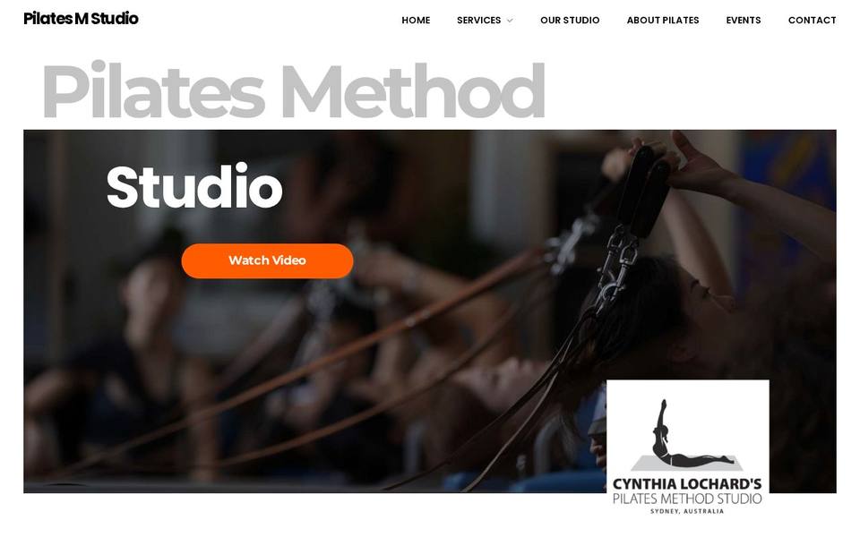 Cynthia Lochard's Pilates Studio website