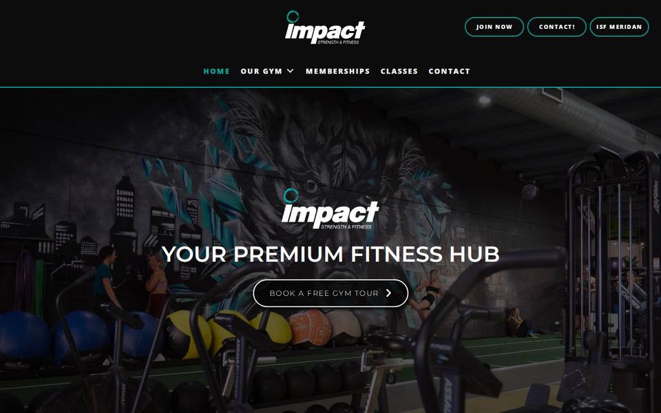 Impact Strength & Fitness website