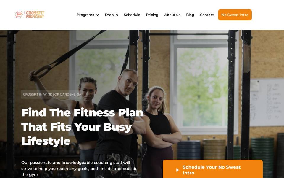 CrossFit Proficient | CrossFit Gym Windsor Gardens website