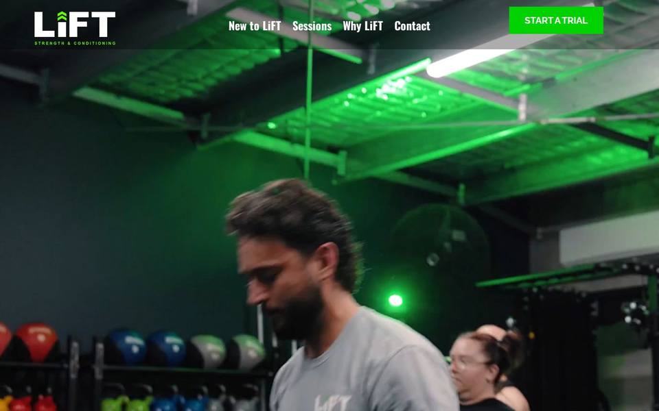 LiFT Strength and Conditioning website