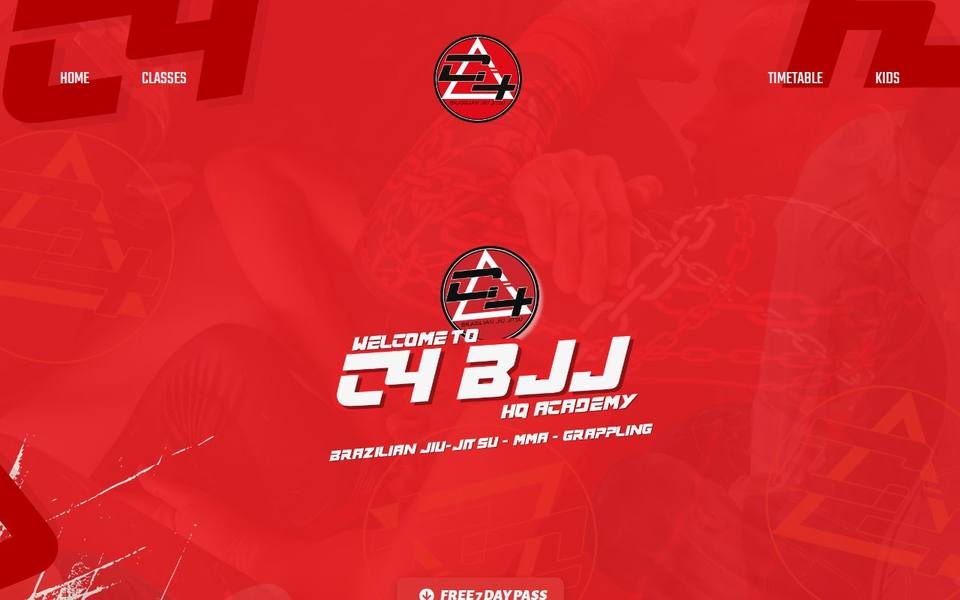 C4 Brazilian Jiu Jitsu and Mixed Martial Arts website