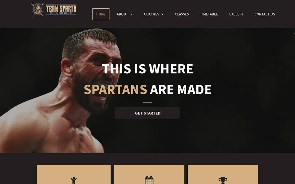 Team Sparta website