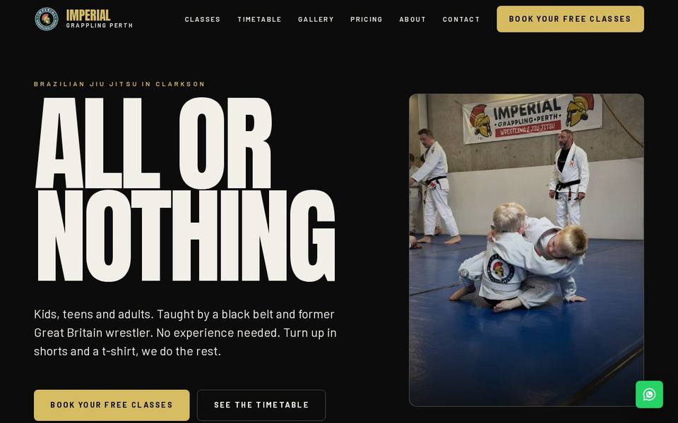 Imperial Brazilian Jiu Jitsu website