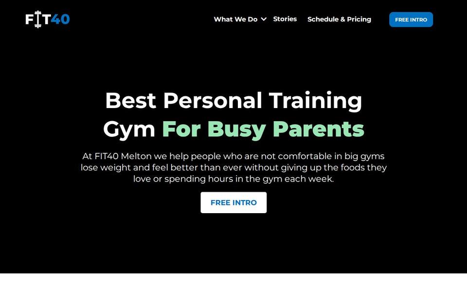 FIT40 Melton website