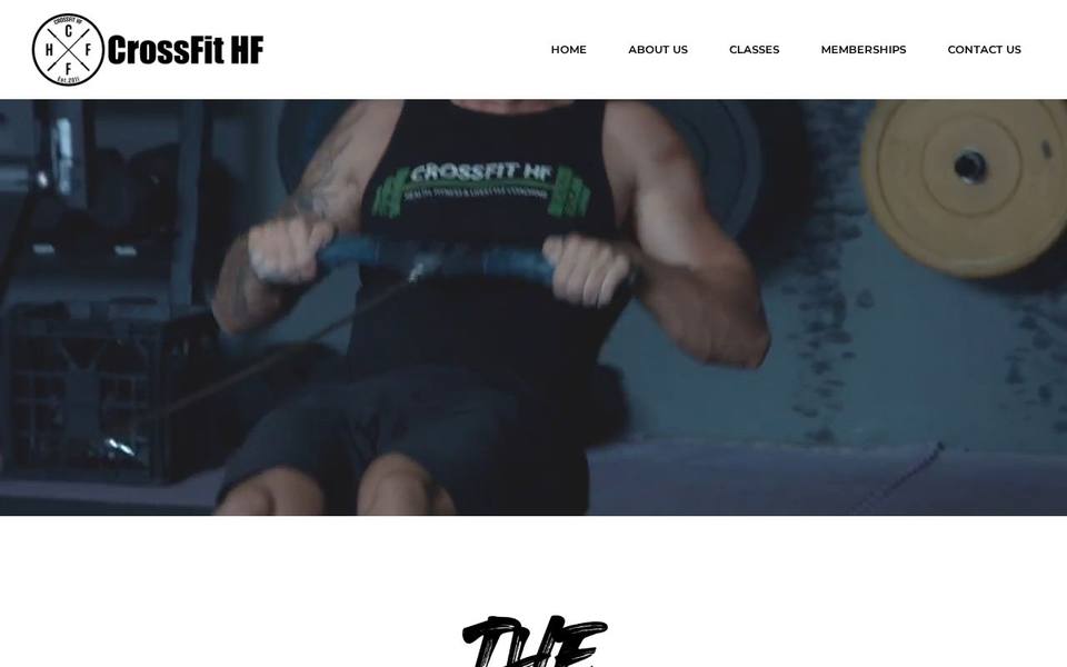 Crossfit Hf website