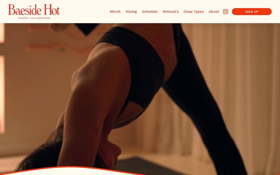 Baeside Hot website