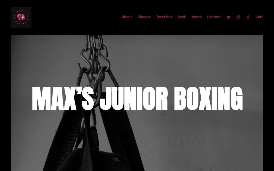 Max's Junior Boxing website