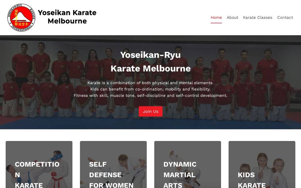 Yoseikan-Ryu Karate - Full time dojo website