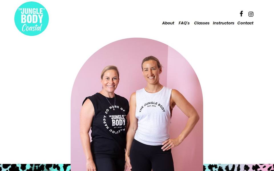 The Jungle Body Coastal website