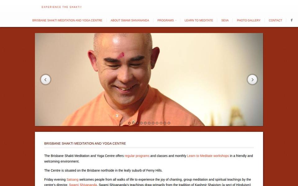 Brisbane Shakti Meditation and Yoga Centre website