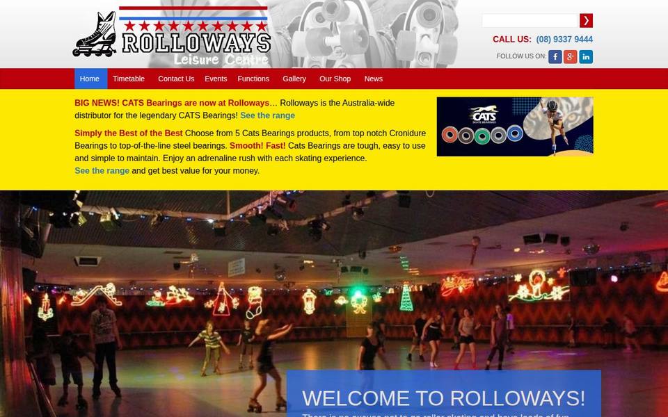 Rolloways Leisure Centre website