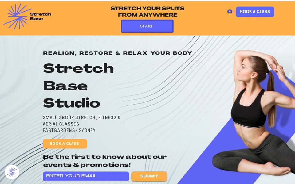 Stretch Base Studio website