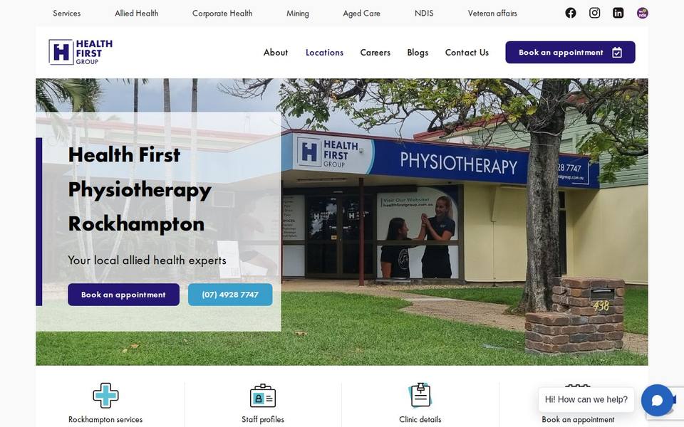 First Pilates Rockhampton website