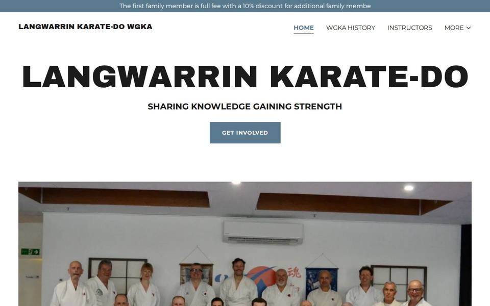 Langwarrin Karate website
