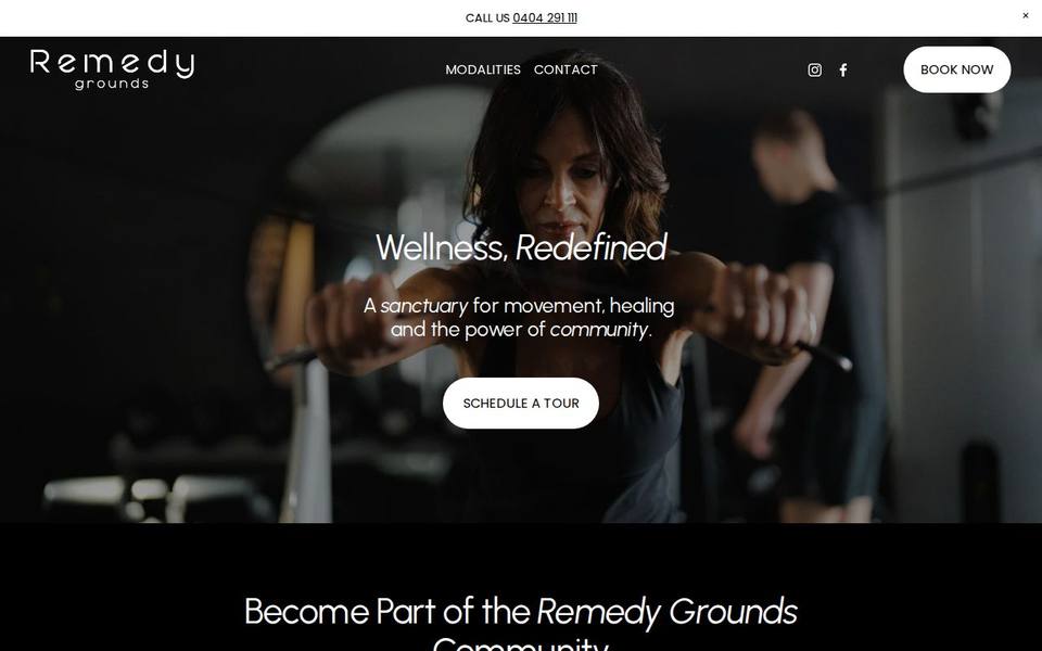 Remedy Grounds website