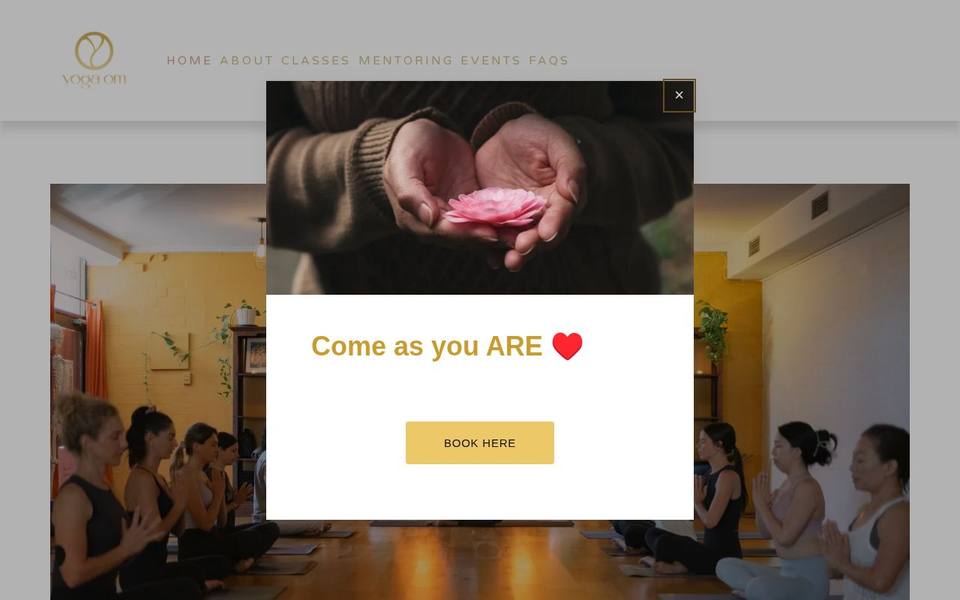 Yoga Om website