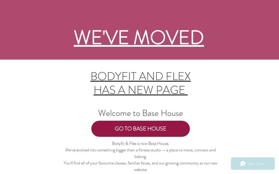 Base House Studio website