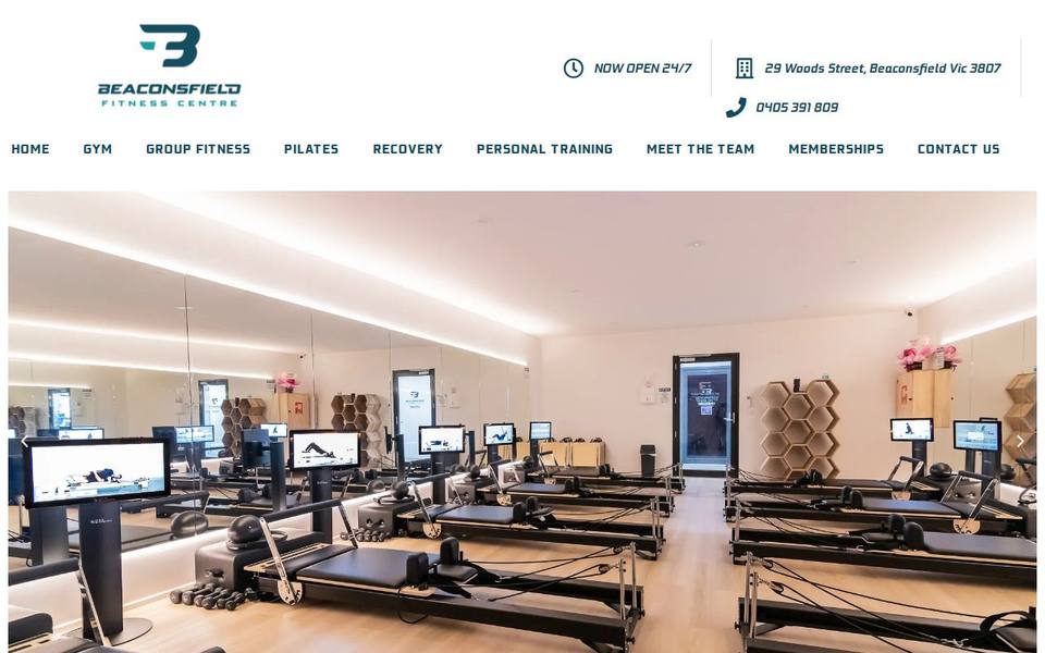Beaconsfield Fitness Centre website