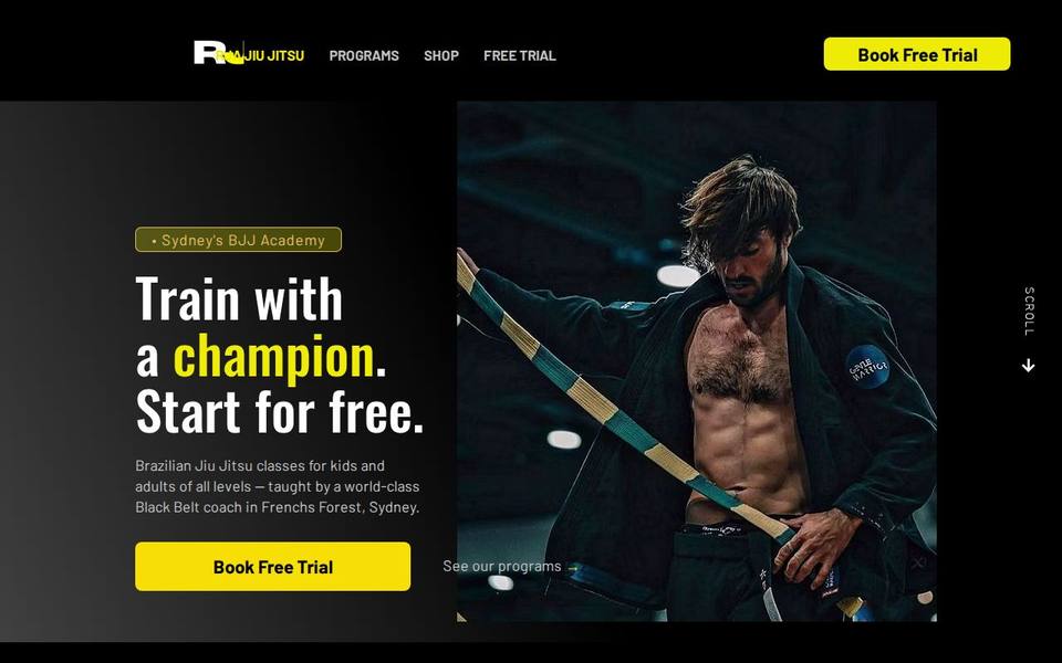 RJA Jiu Jitsu website
