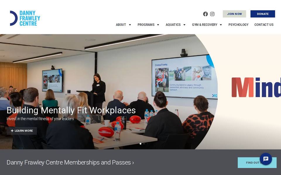 Danny Frawley Centre website