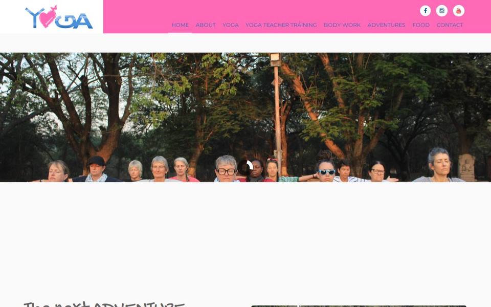 jenbarronYOGA website