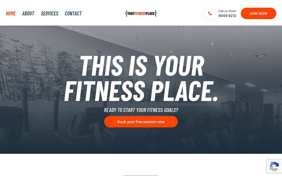 That Fitness Place website