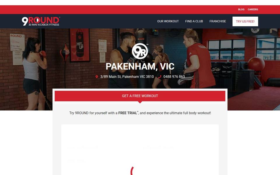 9Round Pakenham website
