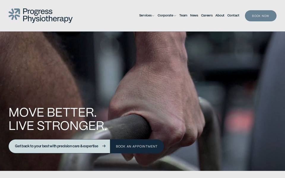 The Rehab Gym website