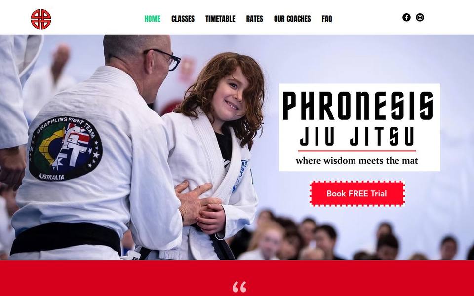 Phronesis Jiu Jitsu website