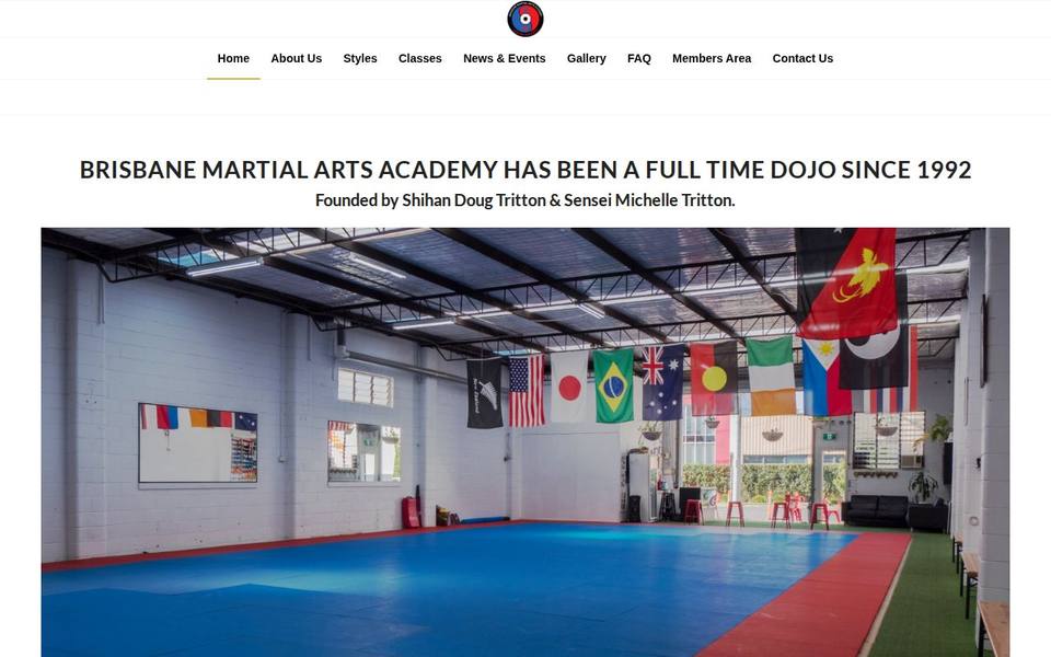 Brisbane Martial Arts Academy Mt Gravatt website