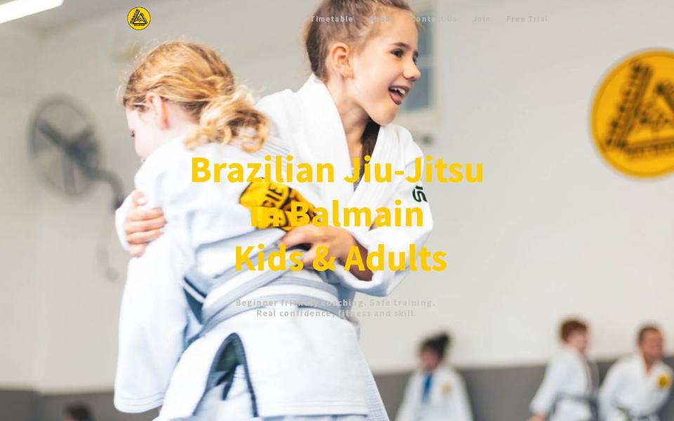 Gracie Balmain Brazilian Jiu Jitsu website